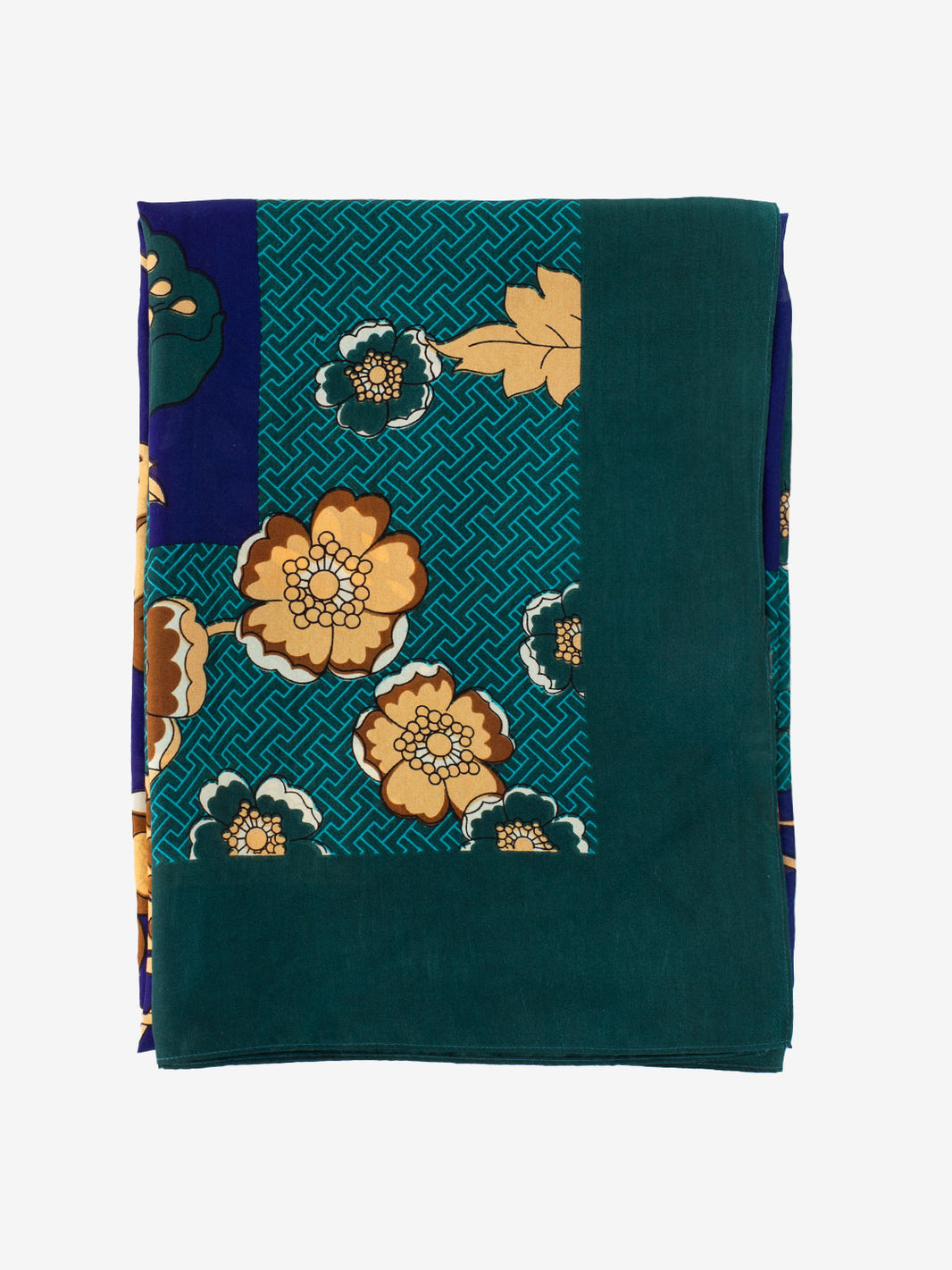 Angelica green silk scarf