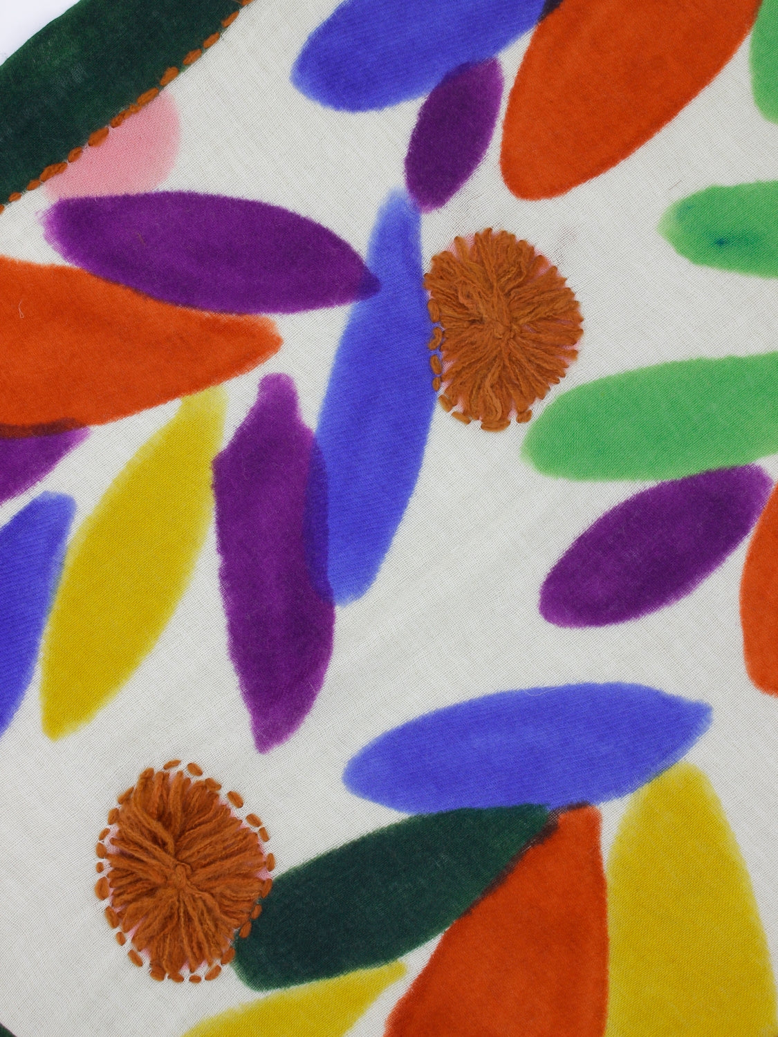 Pashmina Advika verde / beige / multicolor