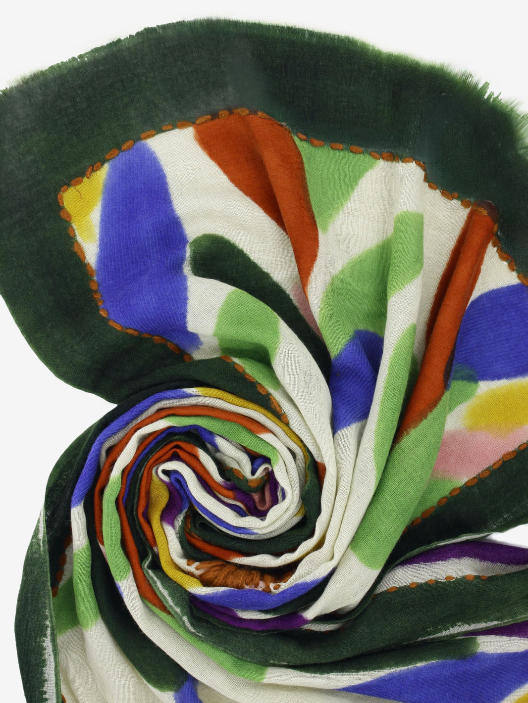Pashmina Advika verde / beige / multicolor