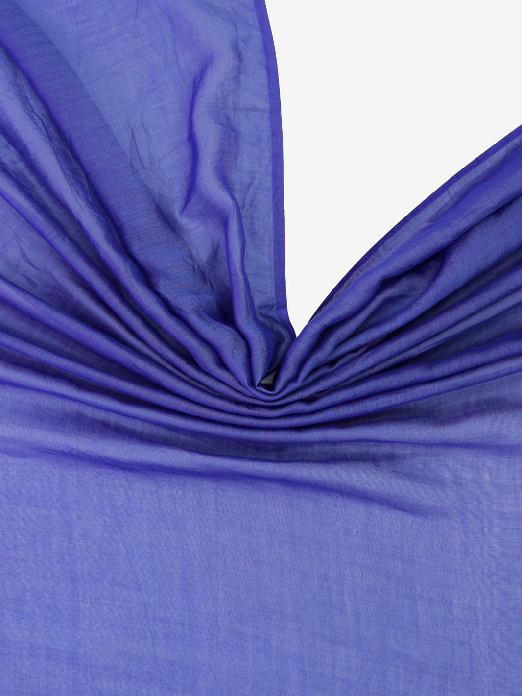 Pashmina Ananas tinta unita blu