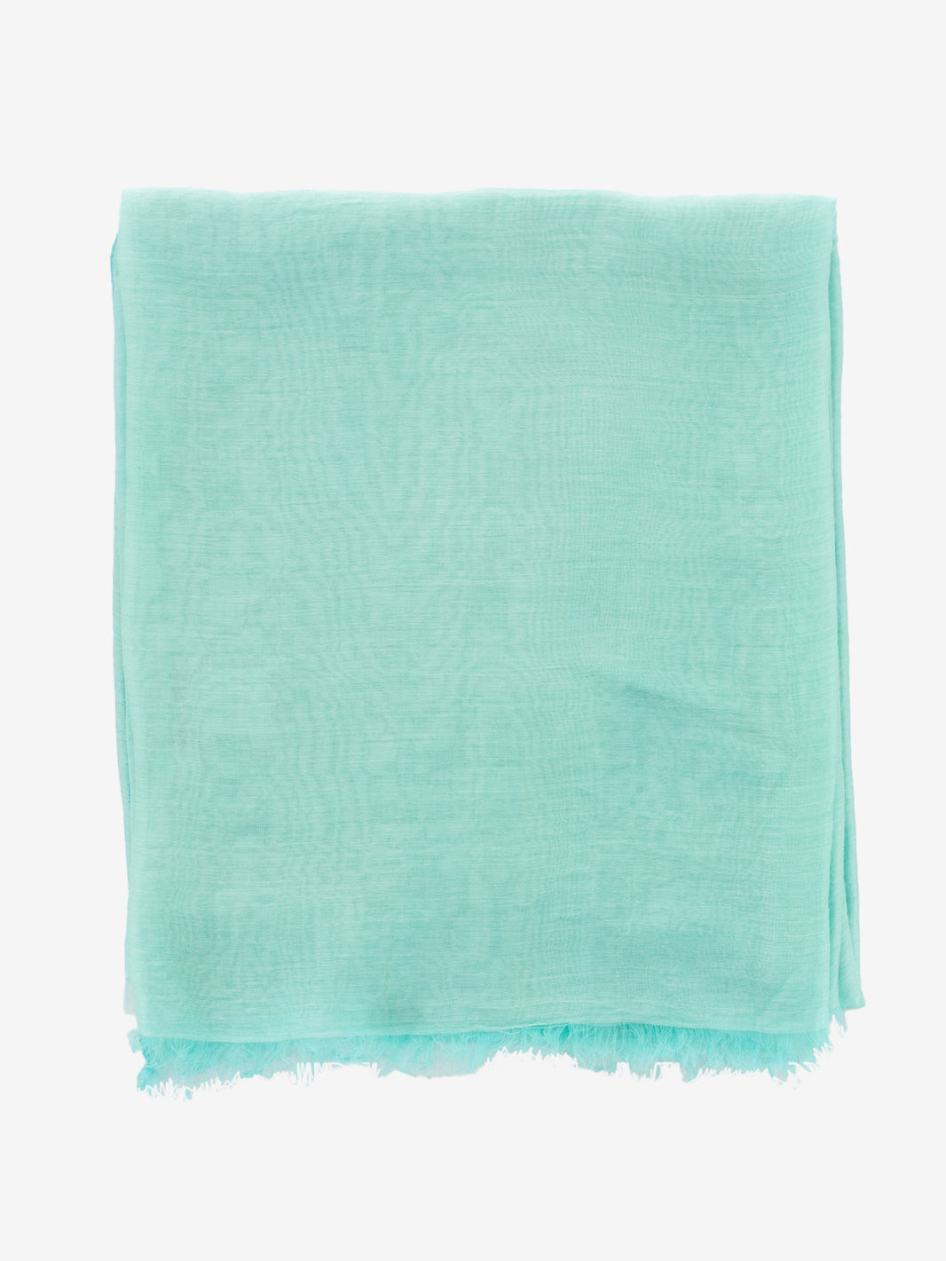 Pashmina Ananas solid color aqua green