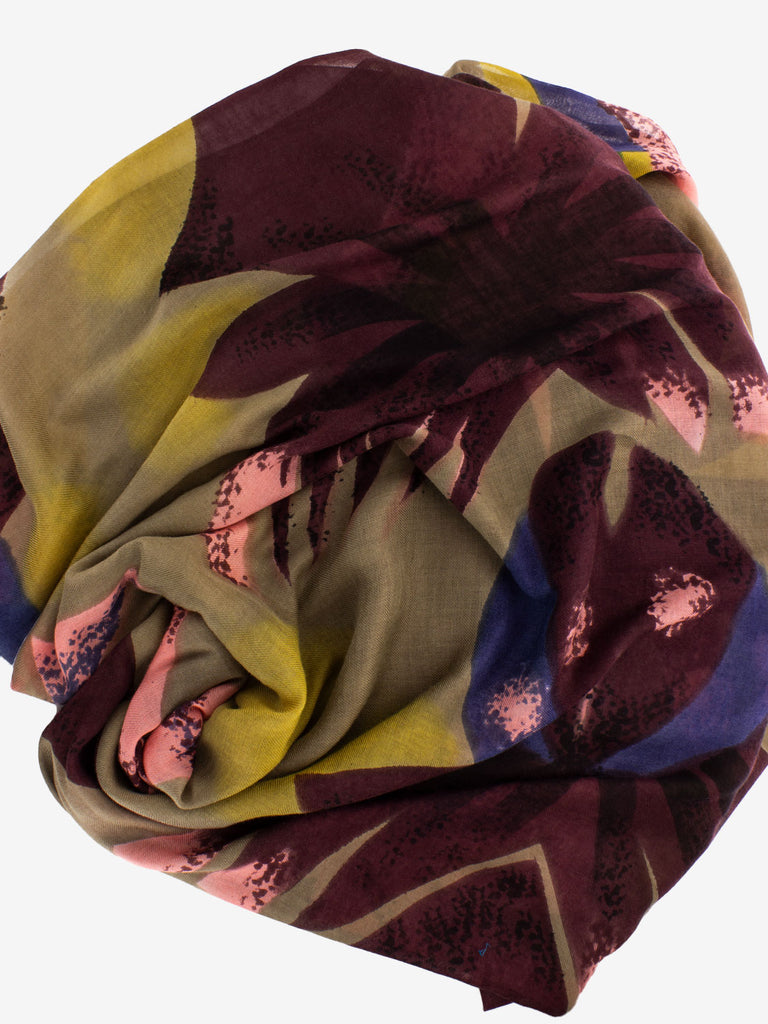 PALOMBINA - Pashmina Bacopa multicolor bordeaux / rosa