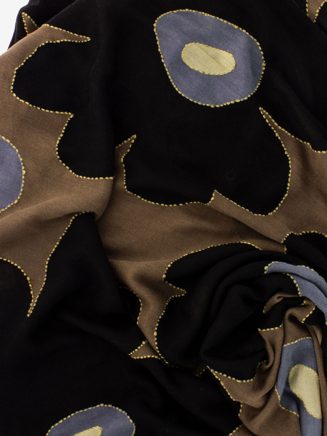 Pashmina Biancospino nero / marrone