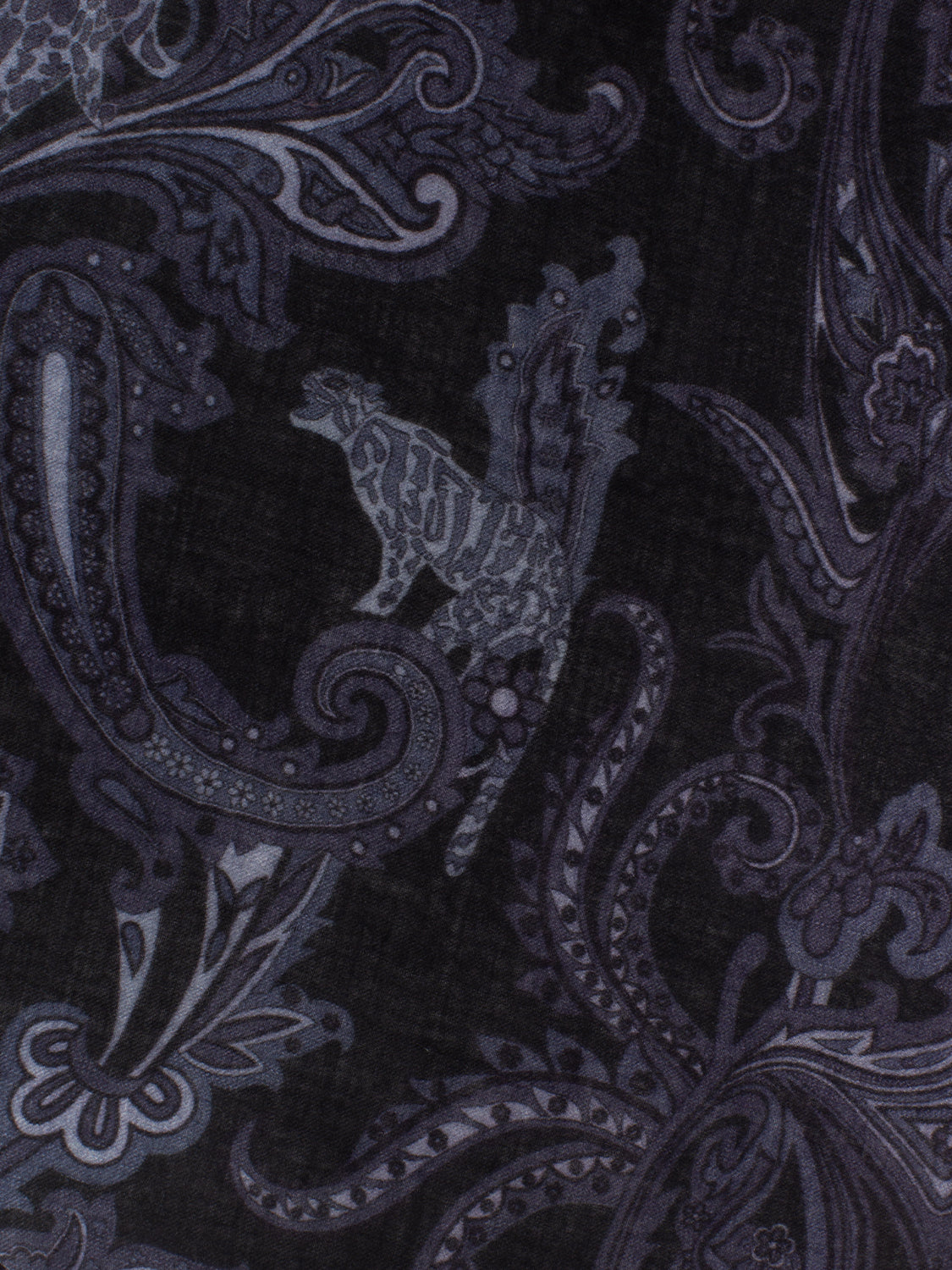 SCARF WITH BLUE AND WHITE EMBROIDERY BURAK_01