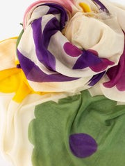 PALOMBINA - Pashmina Calla fantasia fiori multicolor