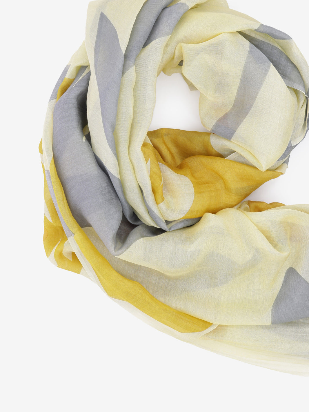 Pashmina Edolo 02 giallo / grigio