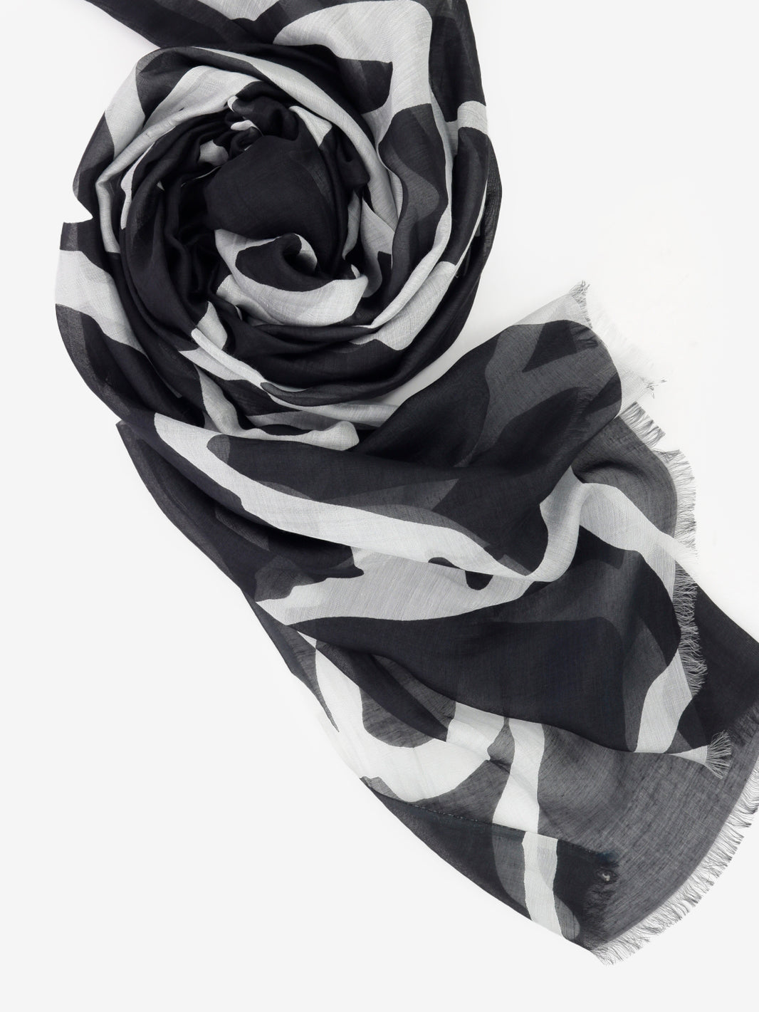Pashmina Elpaso 01 bianco / nero