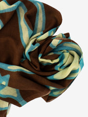 PALOMBINA - Pashmina Flavia marrone / multicolor