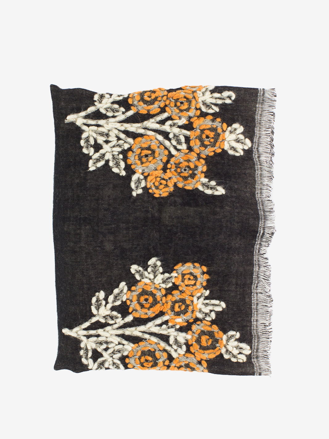 Pashmina Jafreen marrone / arancione