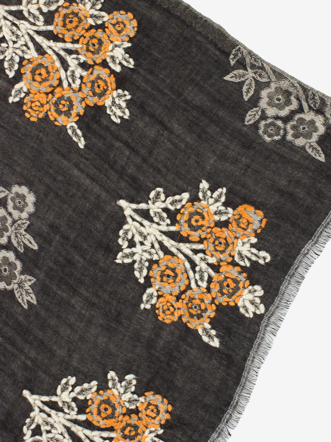 Pashmina Jafreen marrone / arancione
