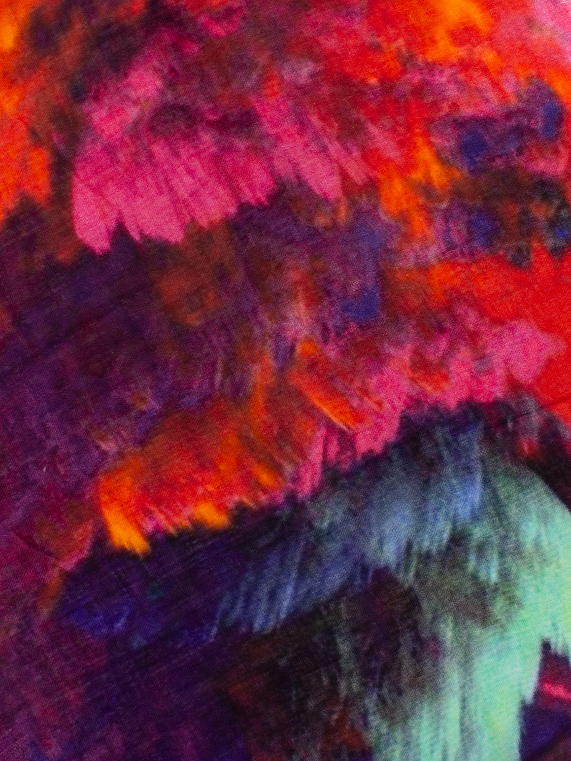 Pashmina Moria con stampe viola / fucsia