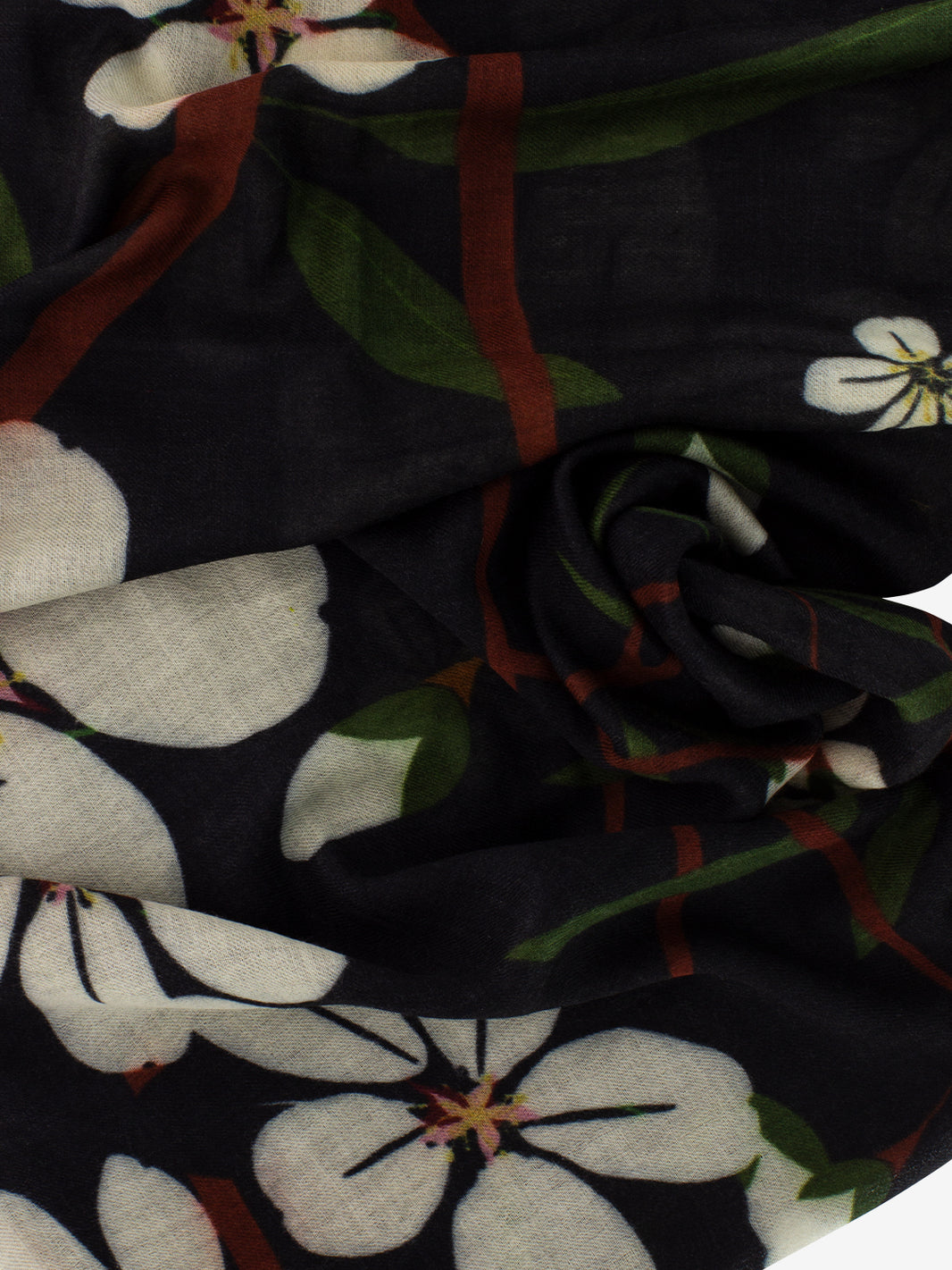 Pashmina Silas floreale nero / multicolor