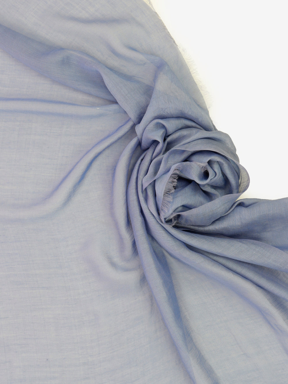 Pashmina tinta unita Ananans 22 blu