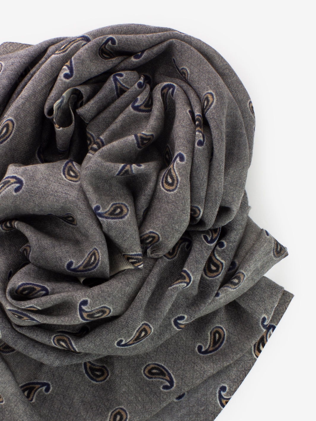 Pashmina Watson con stampe grigio