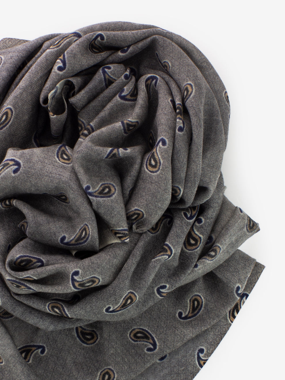 Pashmina Watson con stampe grigio