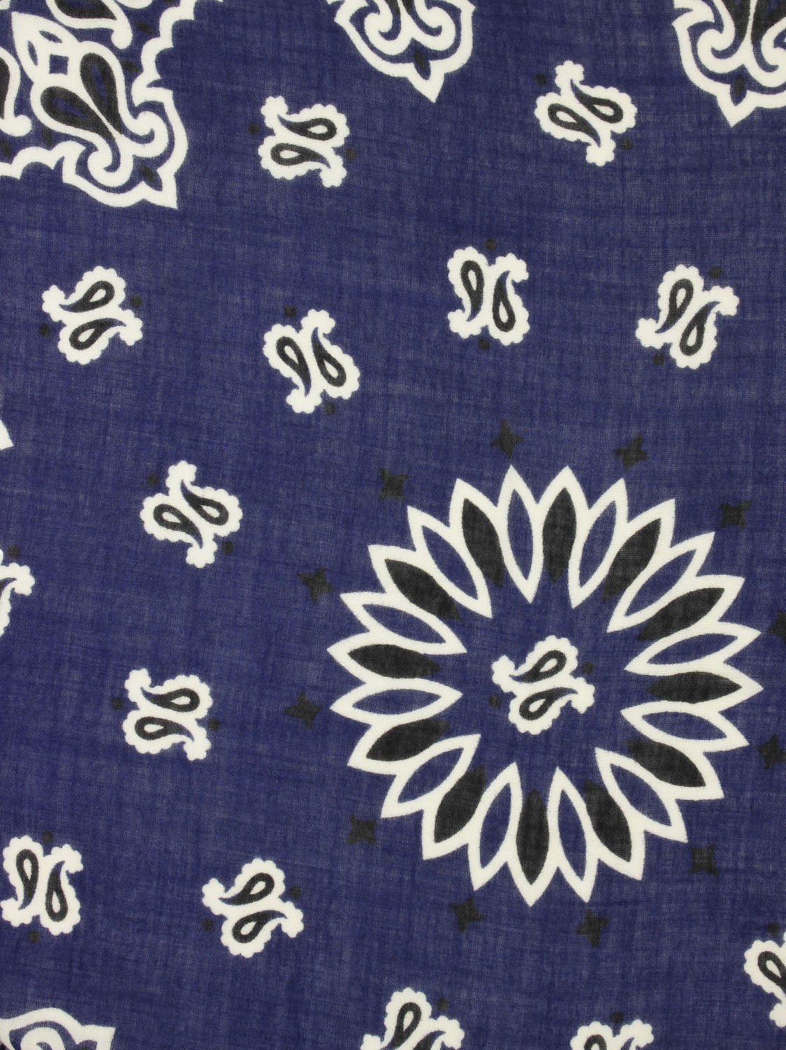 Sciarpa in lana Fiorancio blu