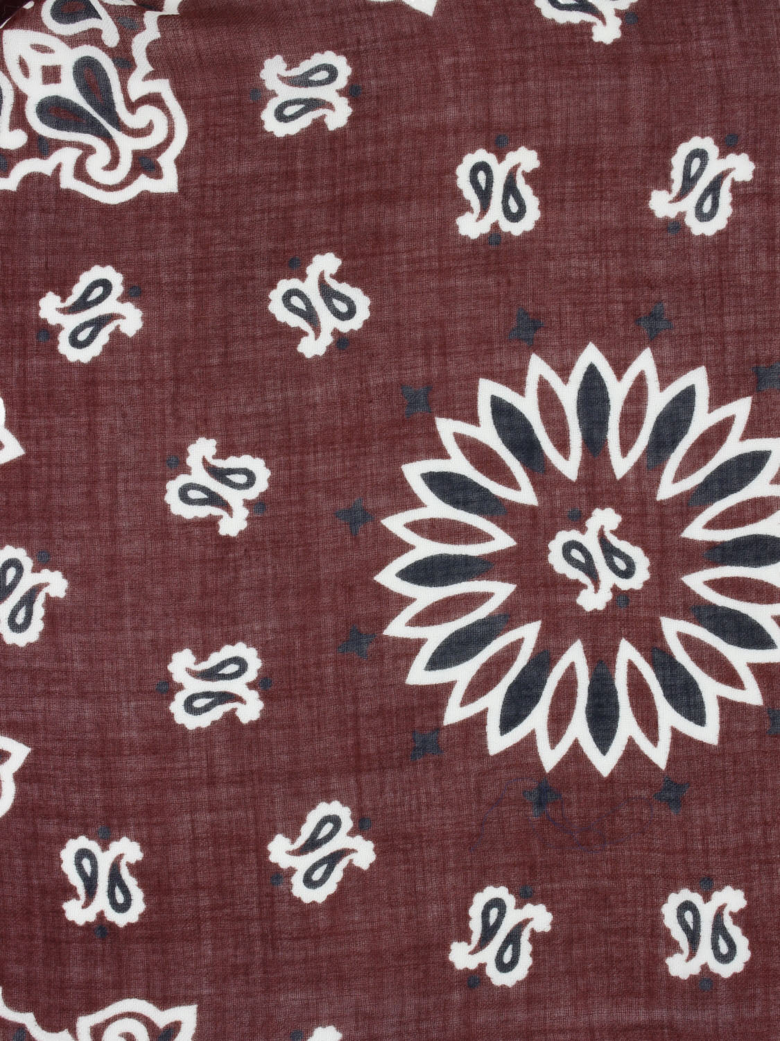 Sciarpa in lana Fiorancio bordeaux