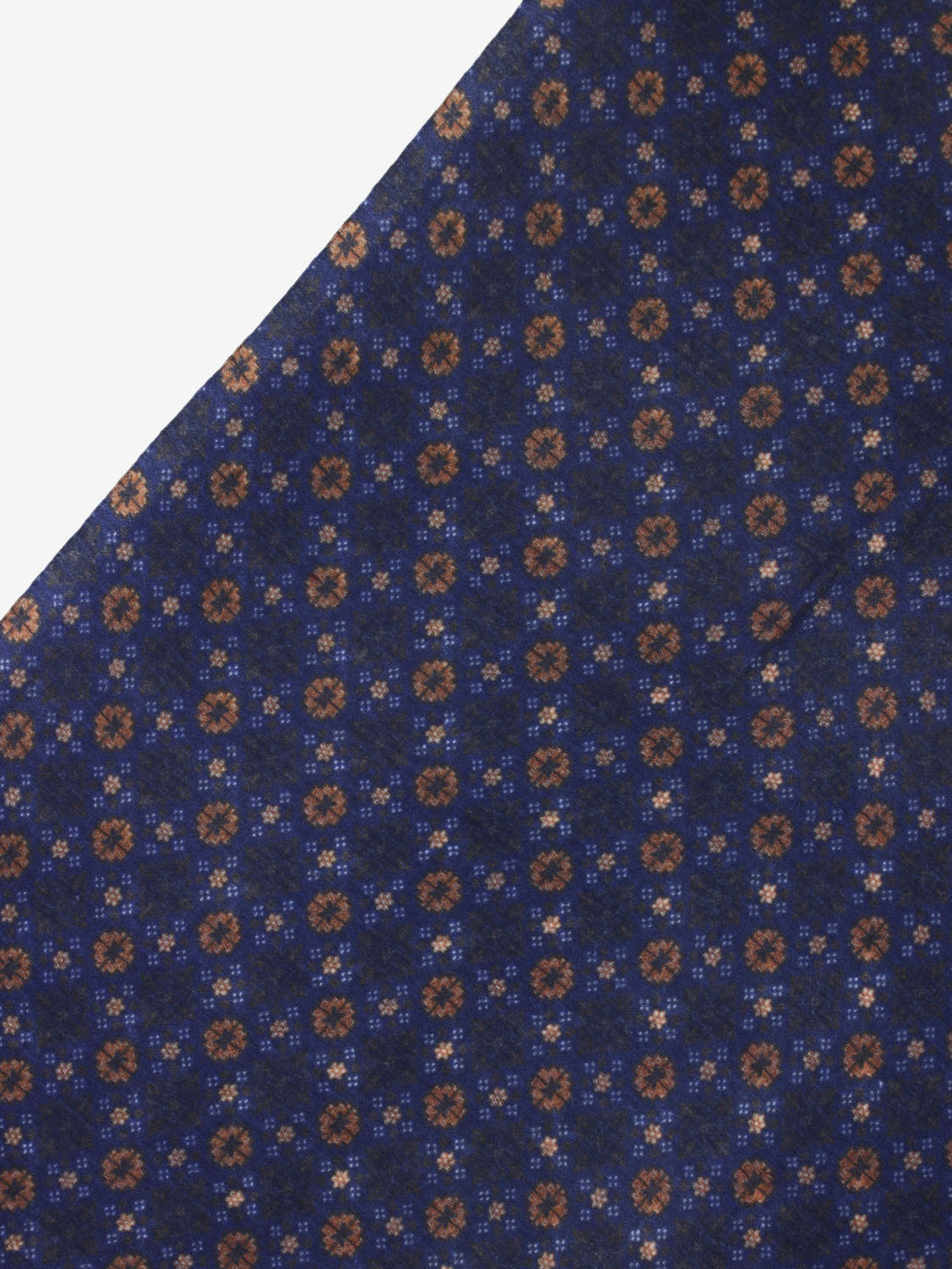 Blue wool-blend Jazz scarf