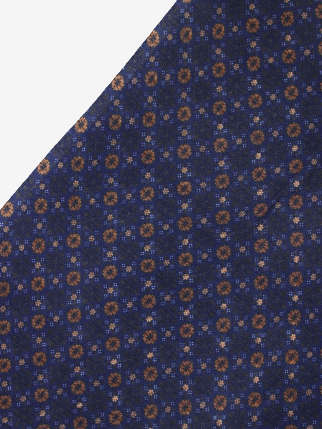 Blue wool-blend Jazz scarf