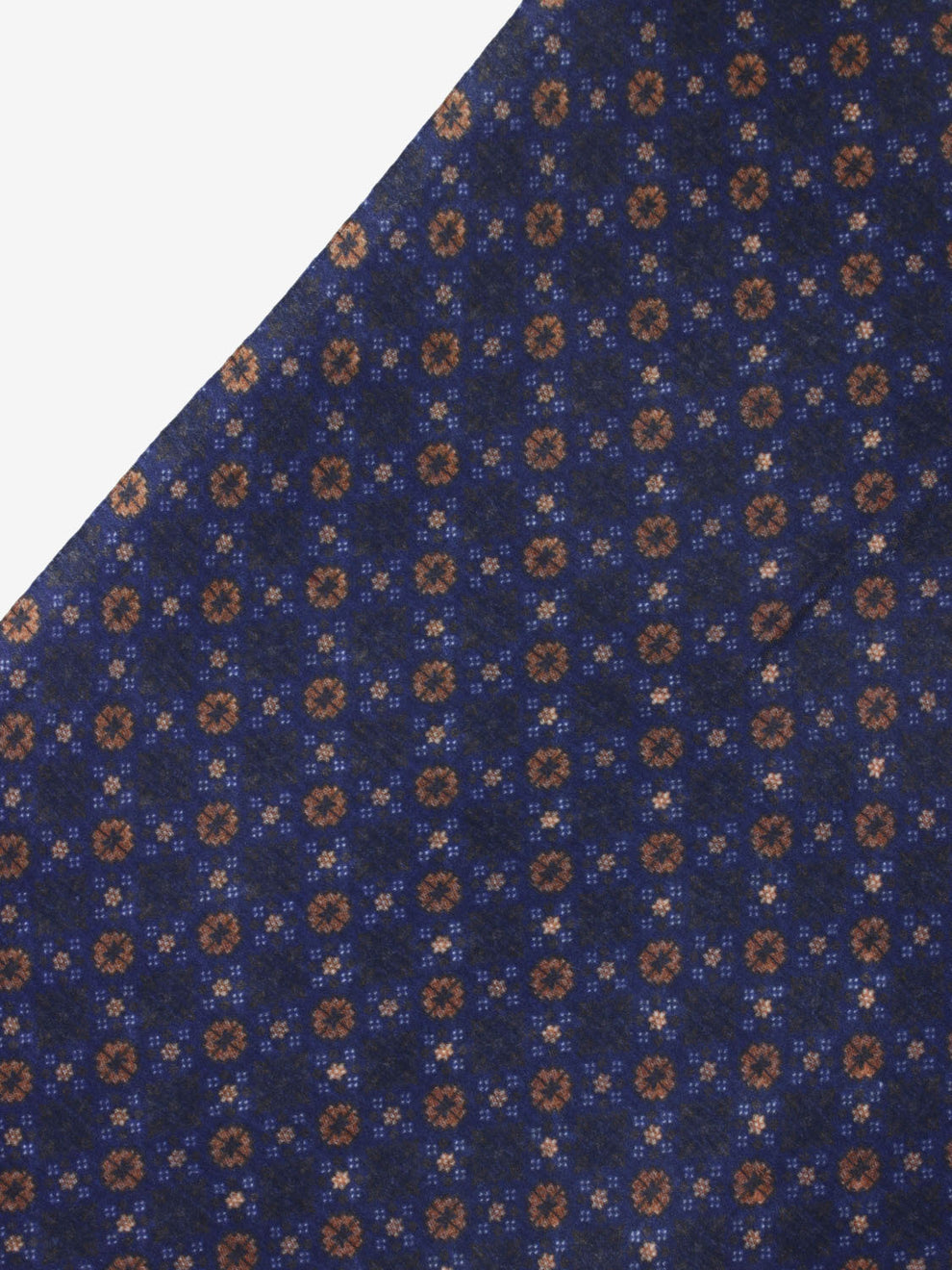 Blue wool-blend Jazz scarf