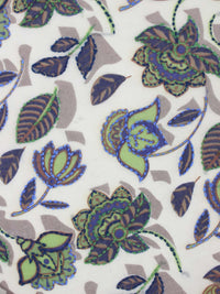 Siro multicolor embroidery scarf