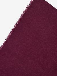 Sciarpa tinta unita cashmere bordeaux