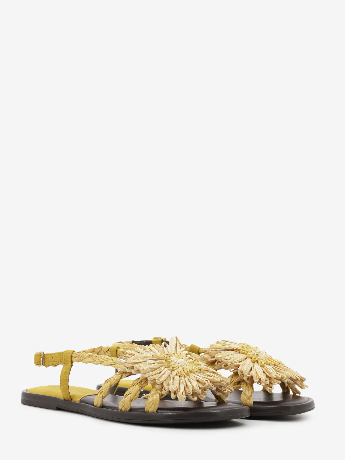 Alicia natural raffia sandals
