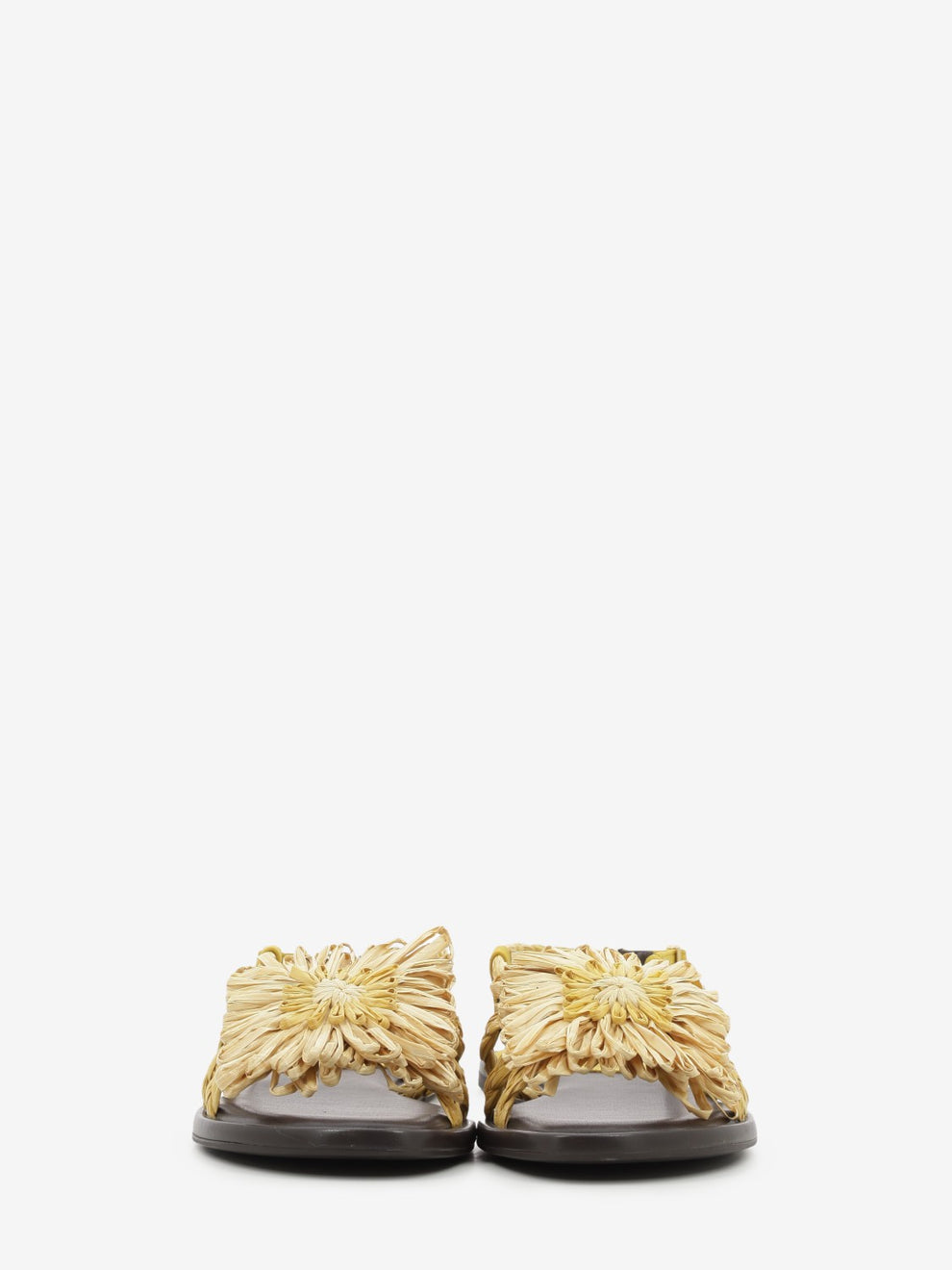 Alicia natural raffia sandals