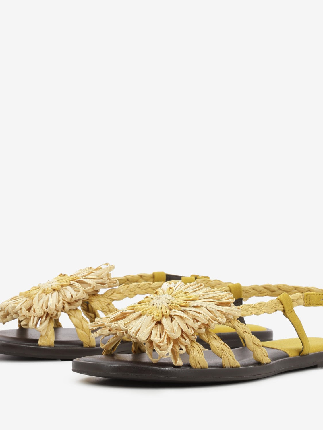 Alicia natural raffia sandals