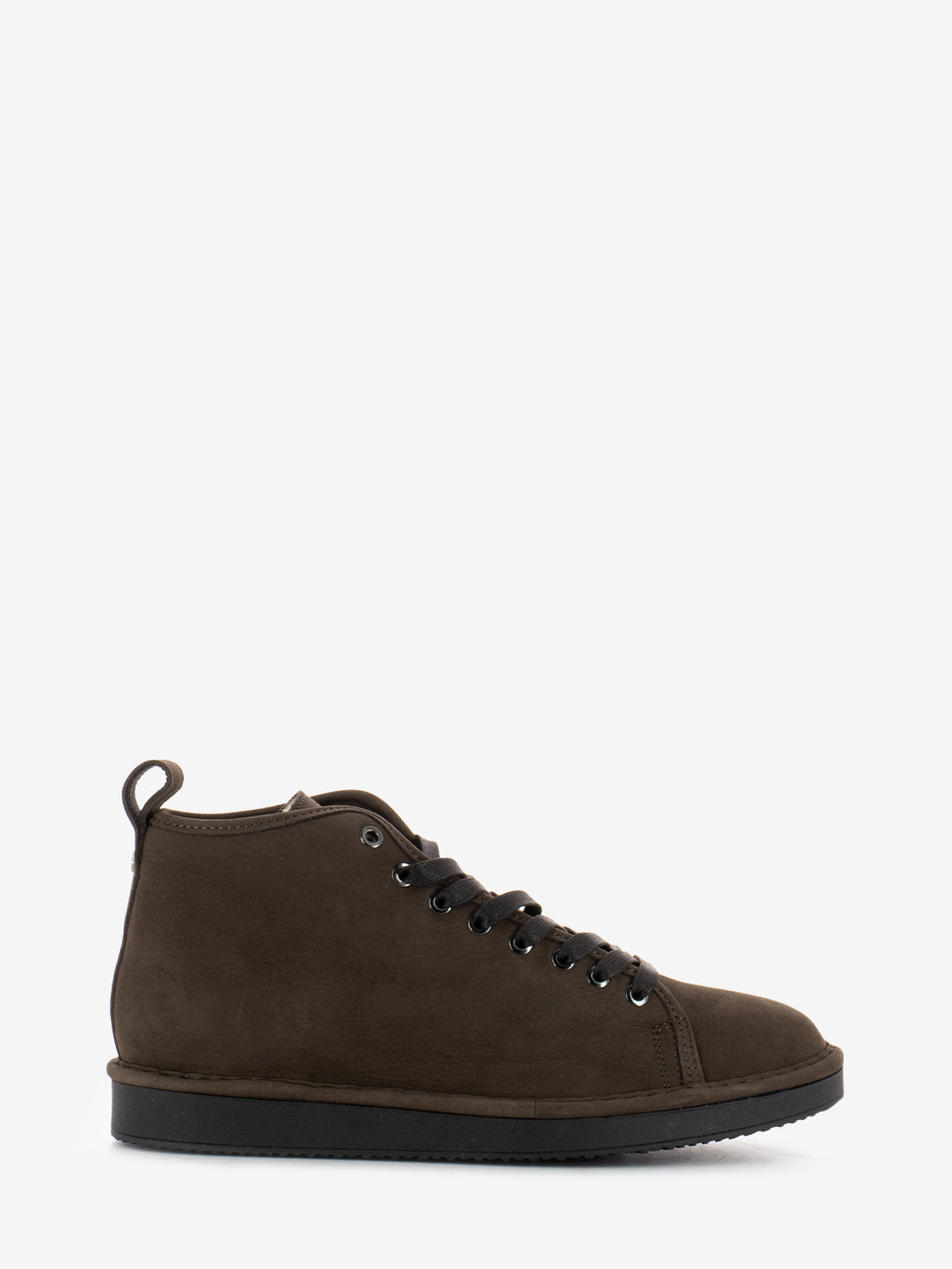 Ankle boot nubuck shearling lining coffee
