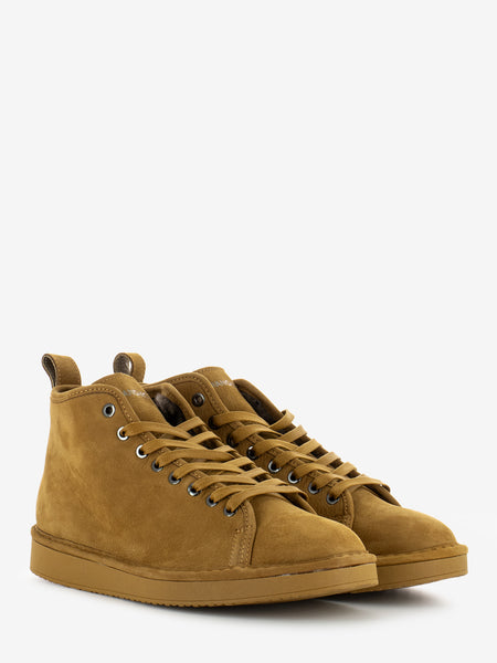 Ankle boot nubuck shearling lining curry brown