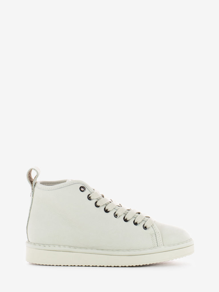 PANCHIC - Ankle boot nubuck shearling lining ivory