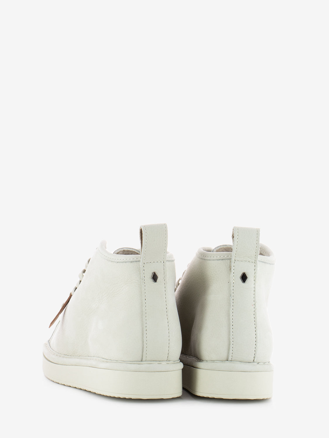 Ankle boot nubuck shearling lining ivory