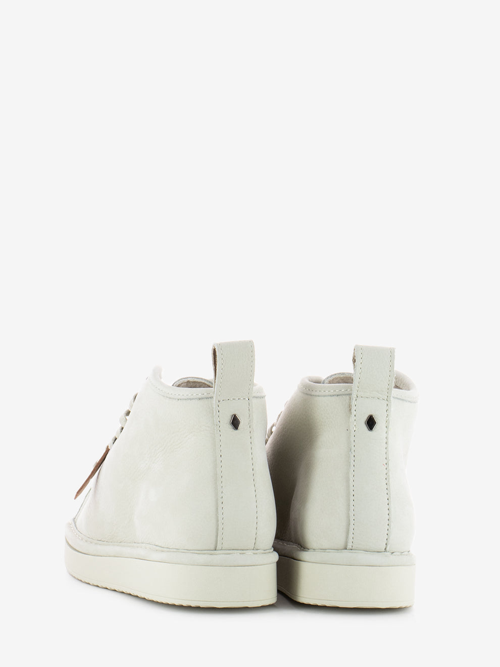 Ankle boot nubuck shearling lining ivory