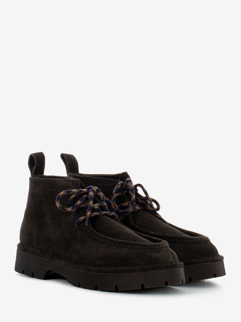 PANCHIC - Ankle boot suede ebony