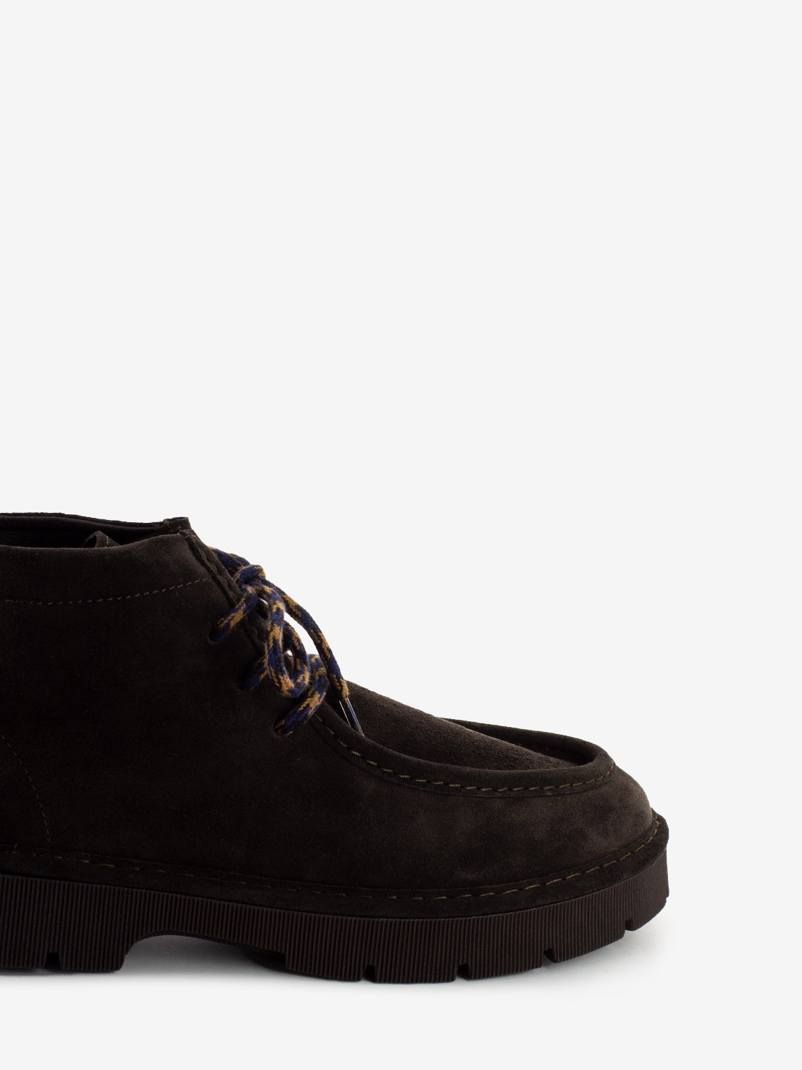 Ankle boot suede ebony