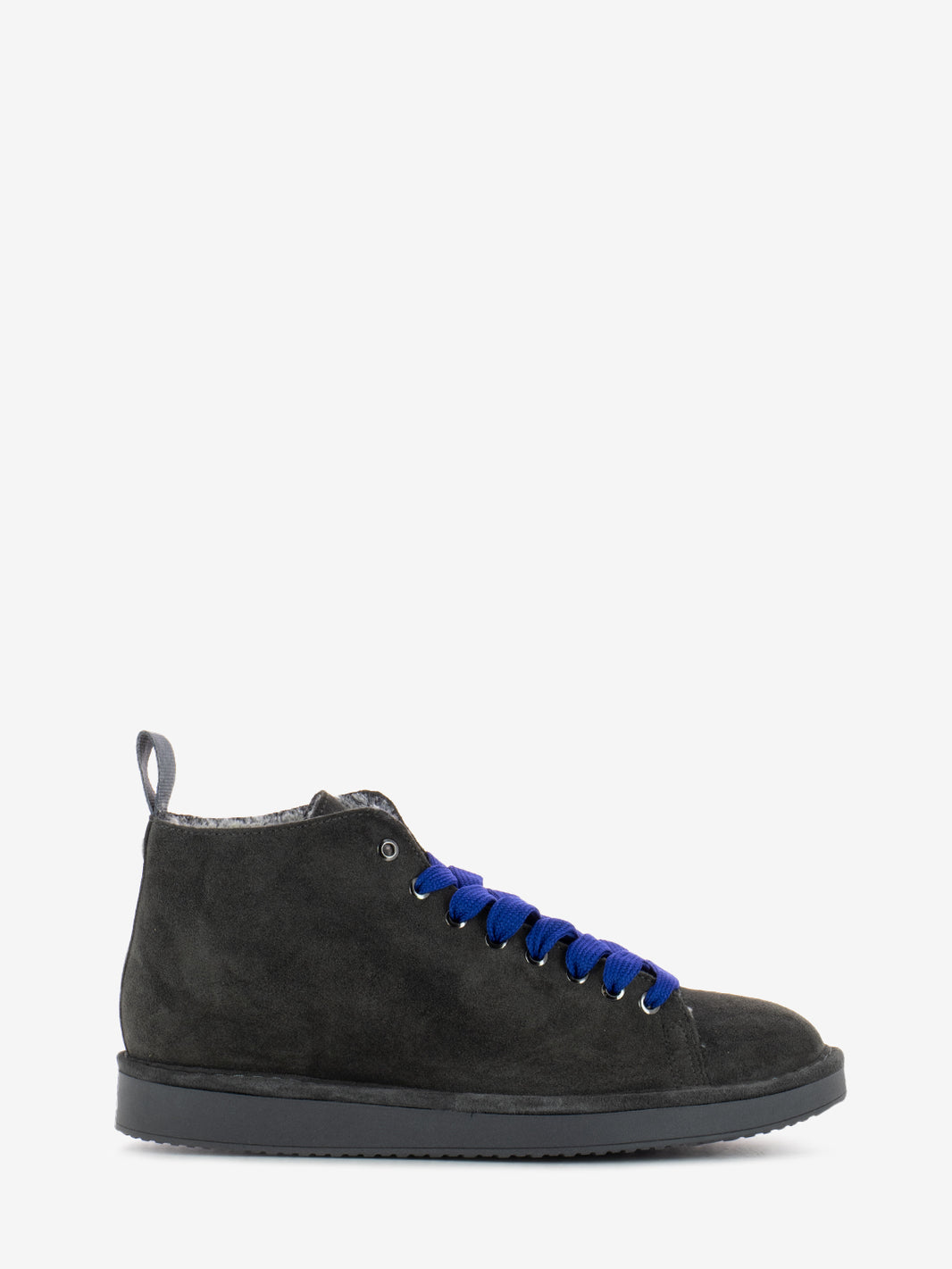 Ankle boot suede faux fur lining anthracite - ultram