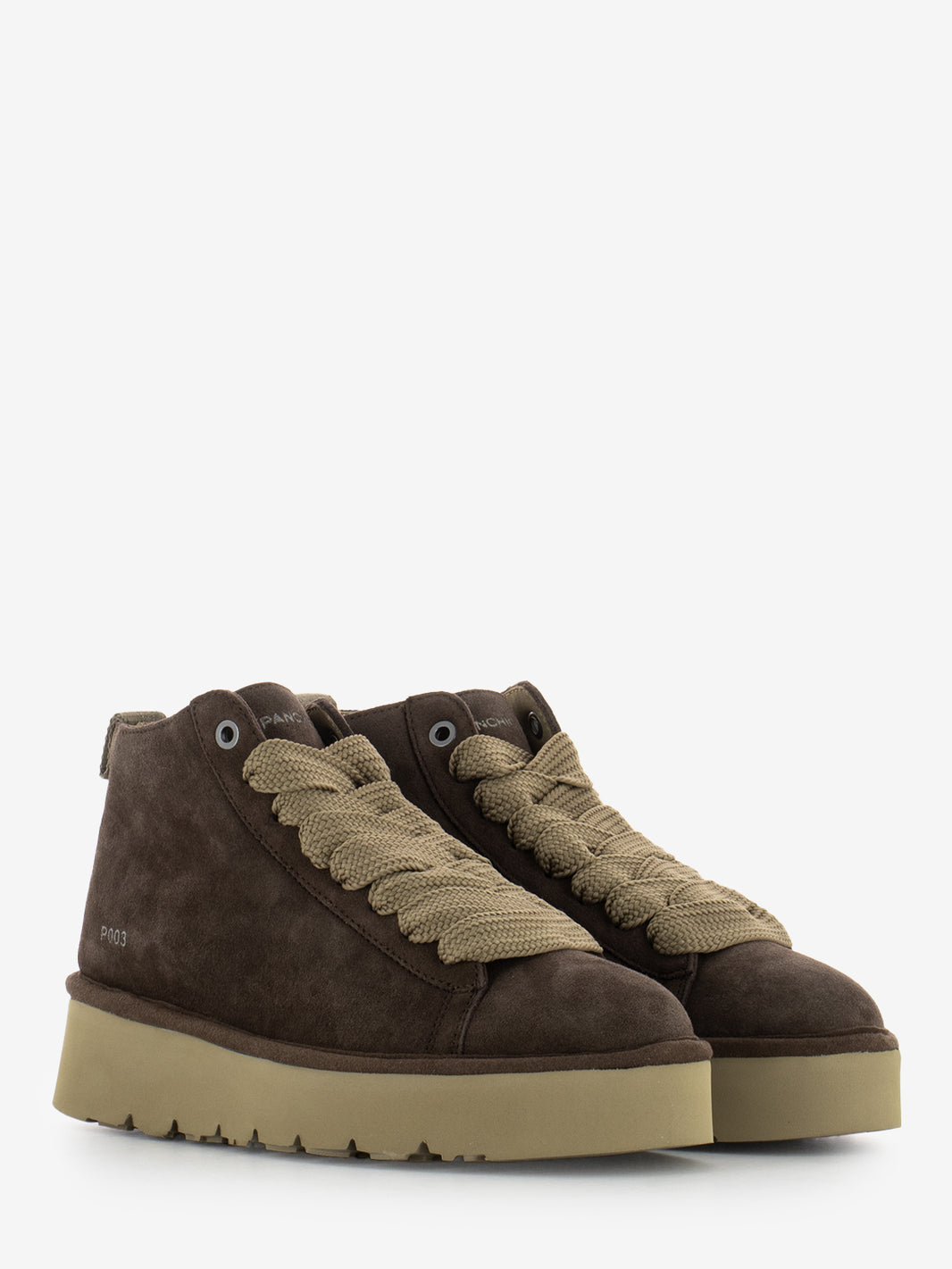 Ankle boot suede microfibre lining brown
