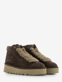 ANKLE BOOT SUEDE MICROFIBER LINING BROWN P003W016-0172D001_BRW