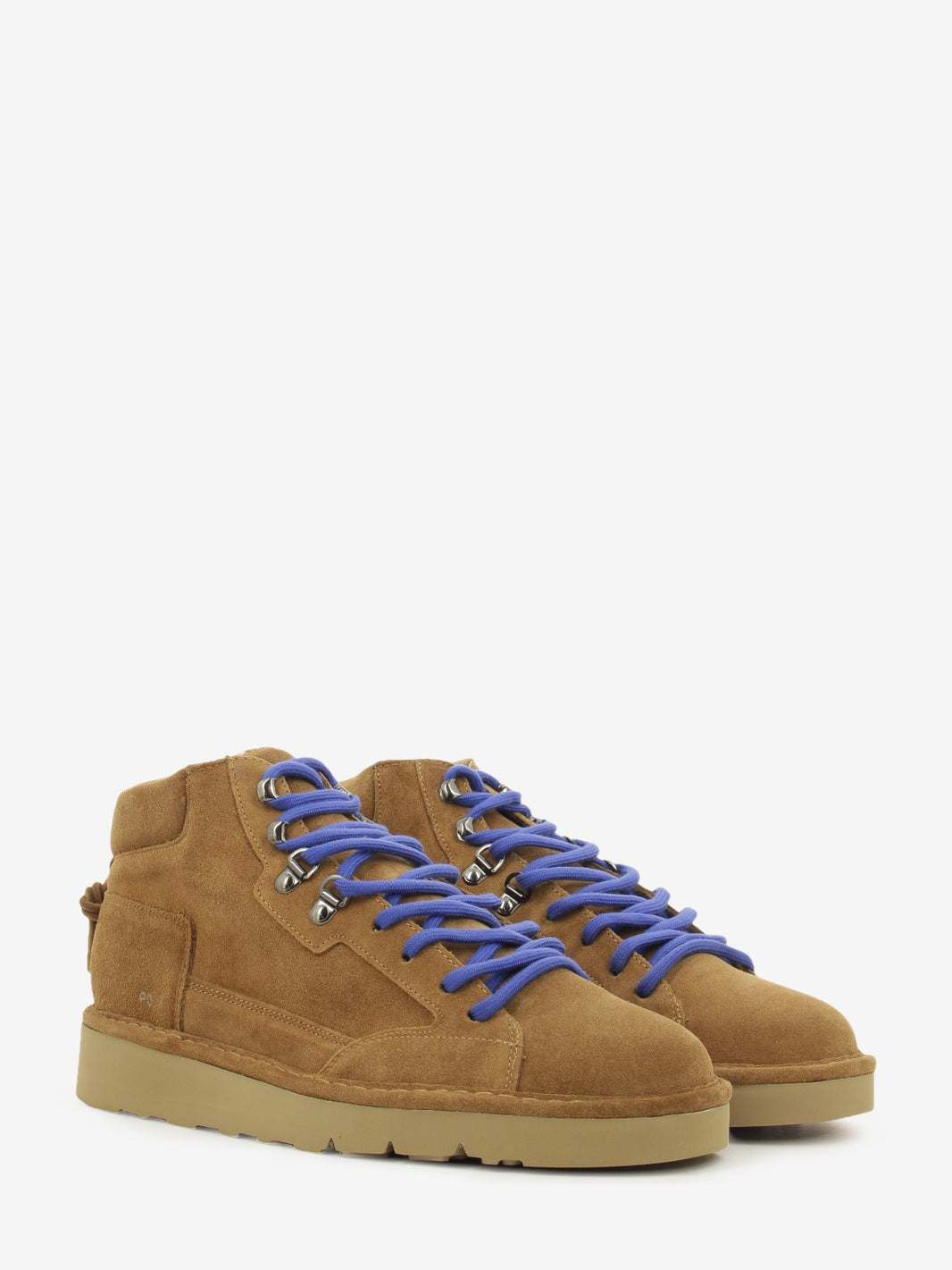 Clay ankle boot suede microfibre lining cognac