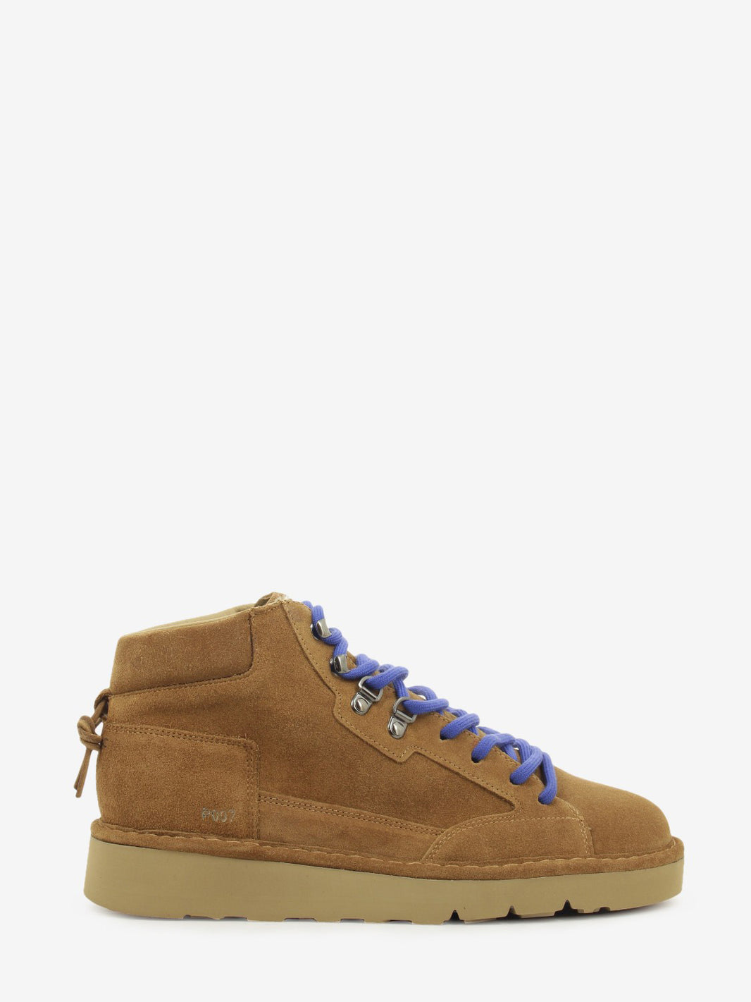 Clay ankle boot suede microfibre lining cognac
