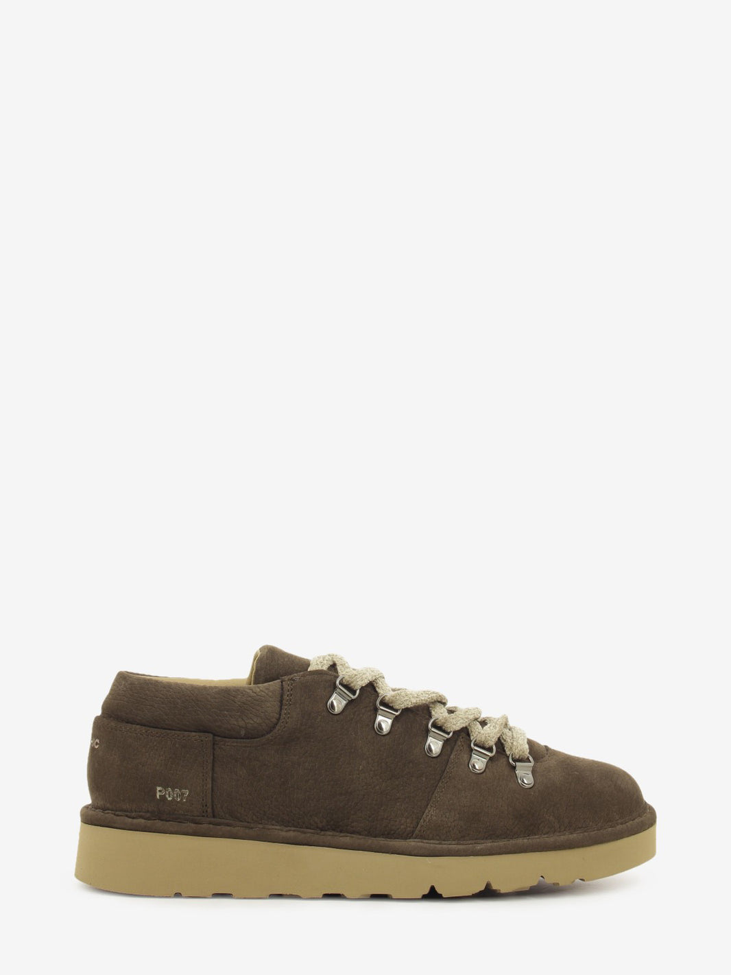 Clay Lace Up shoe nubuck microfibre lining coffee