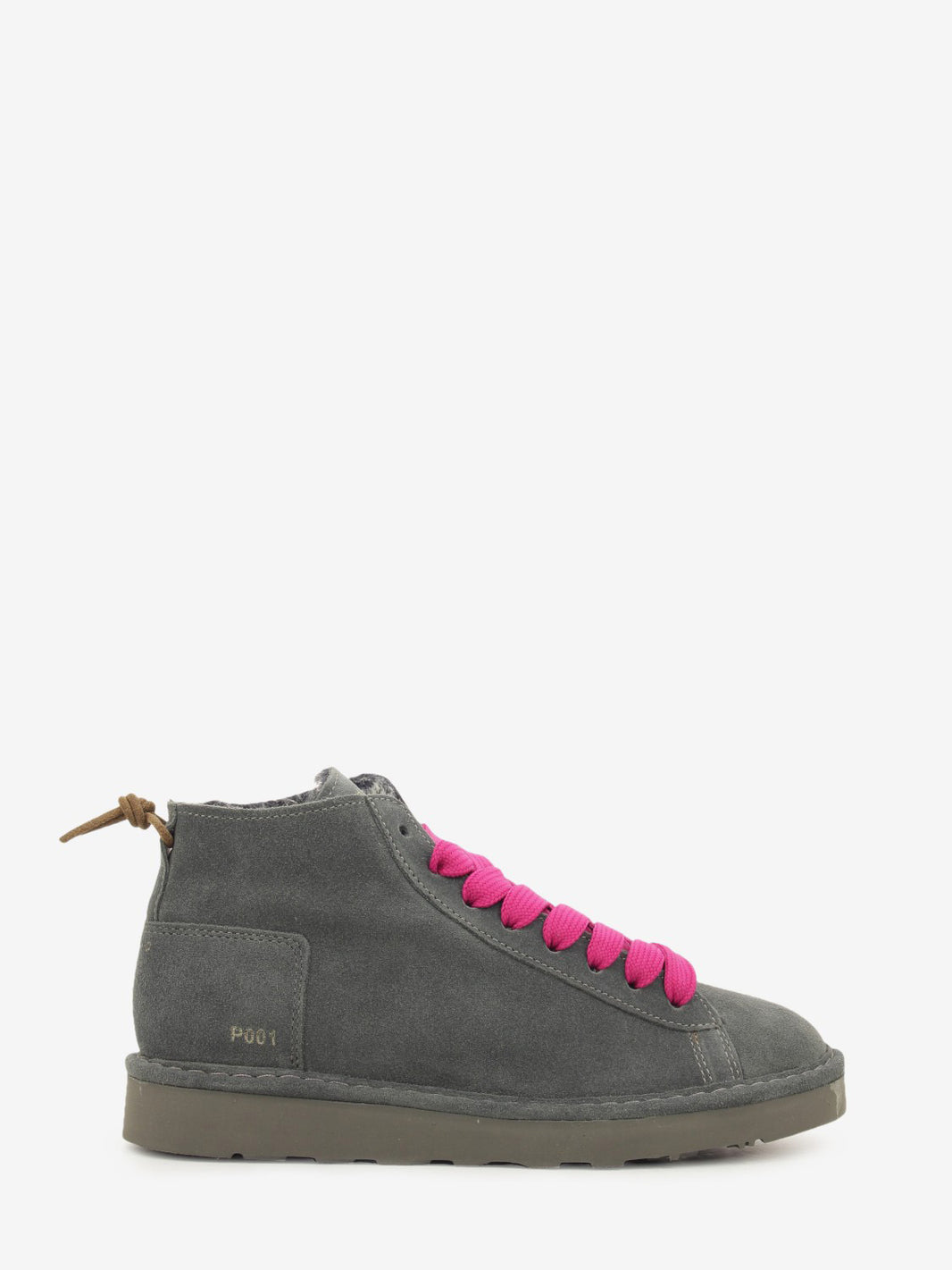 Icon Ankle boot suede faux fur lining anthracite