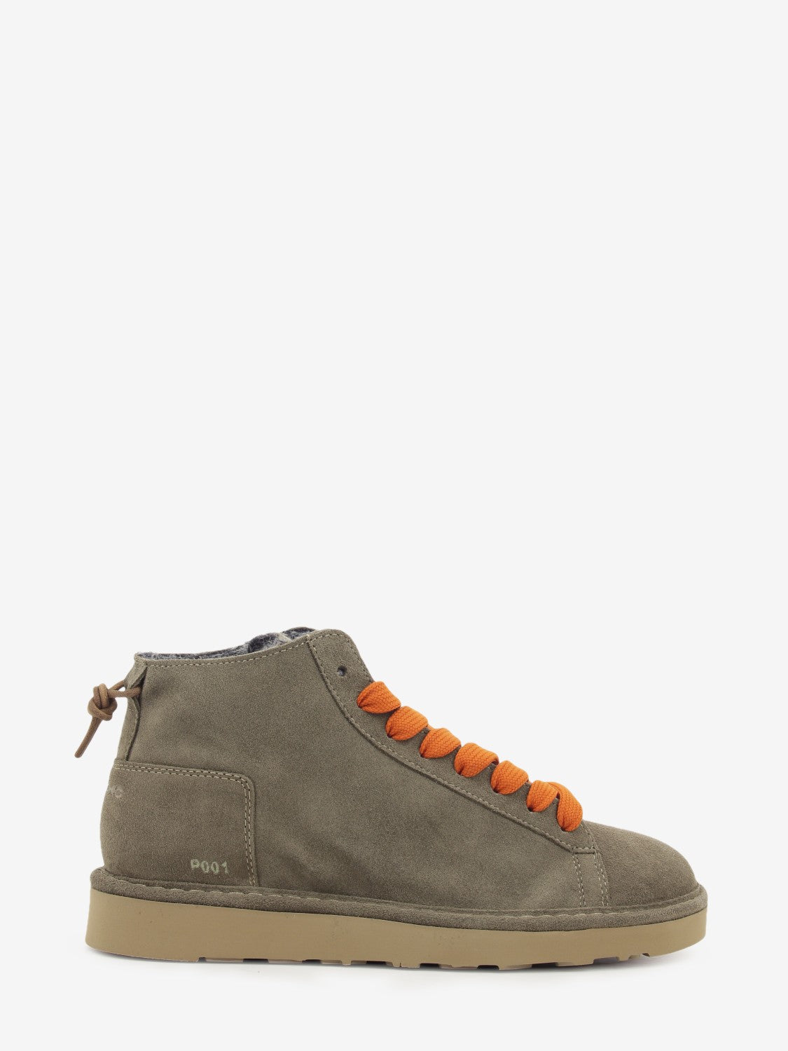 Icon Ankle boot suede faux fur lining brown stone