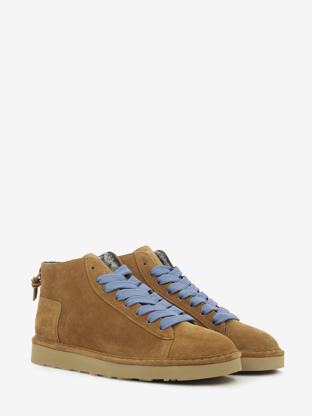 Icon Ankle boot suede faux fur lining cognac