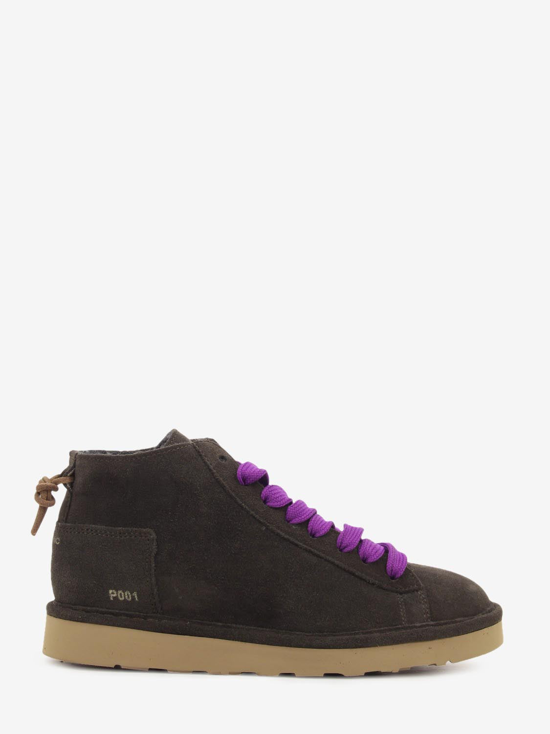 Icon Ankle boot suede faux fur lining coffee