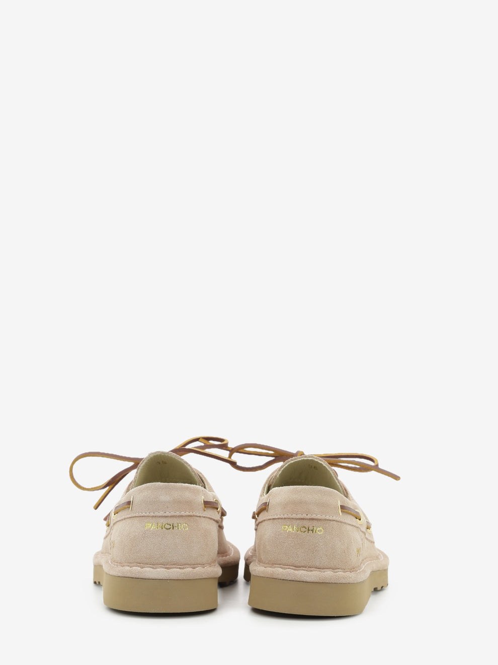 Lace-Up shoe suede nude