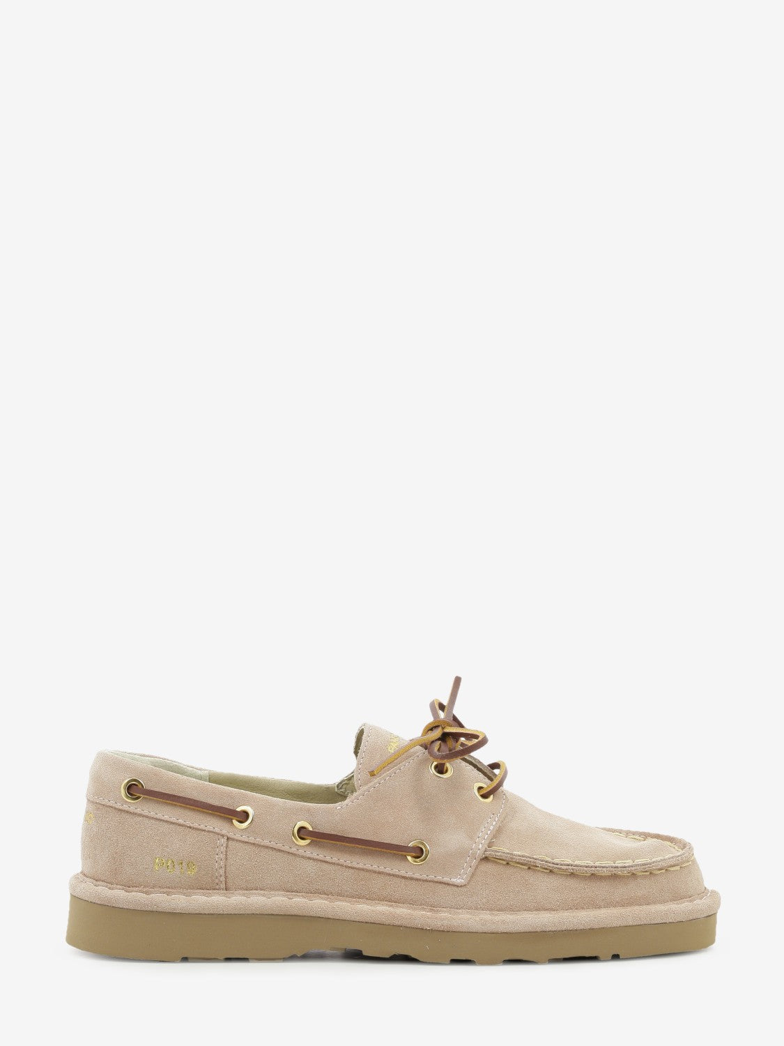Lace-Up shoe suede nude