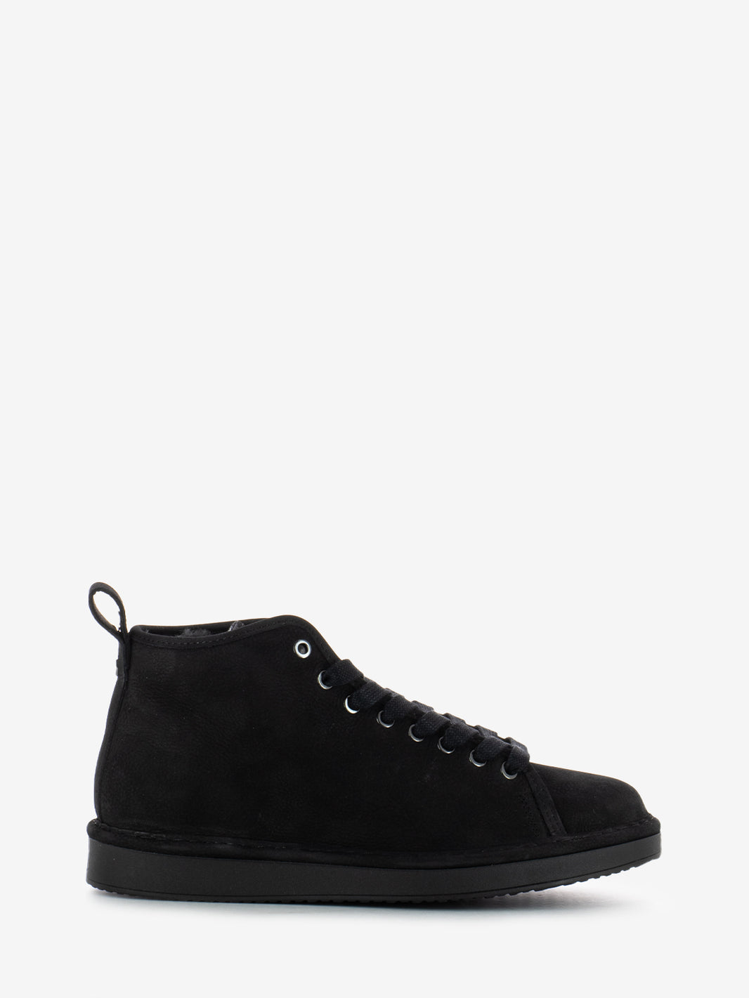 P01 Ankle boot nubuck shearling lining black