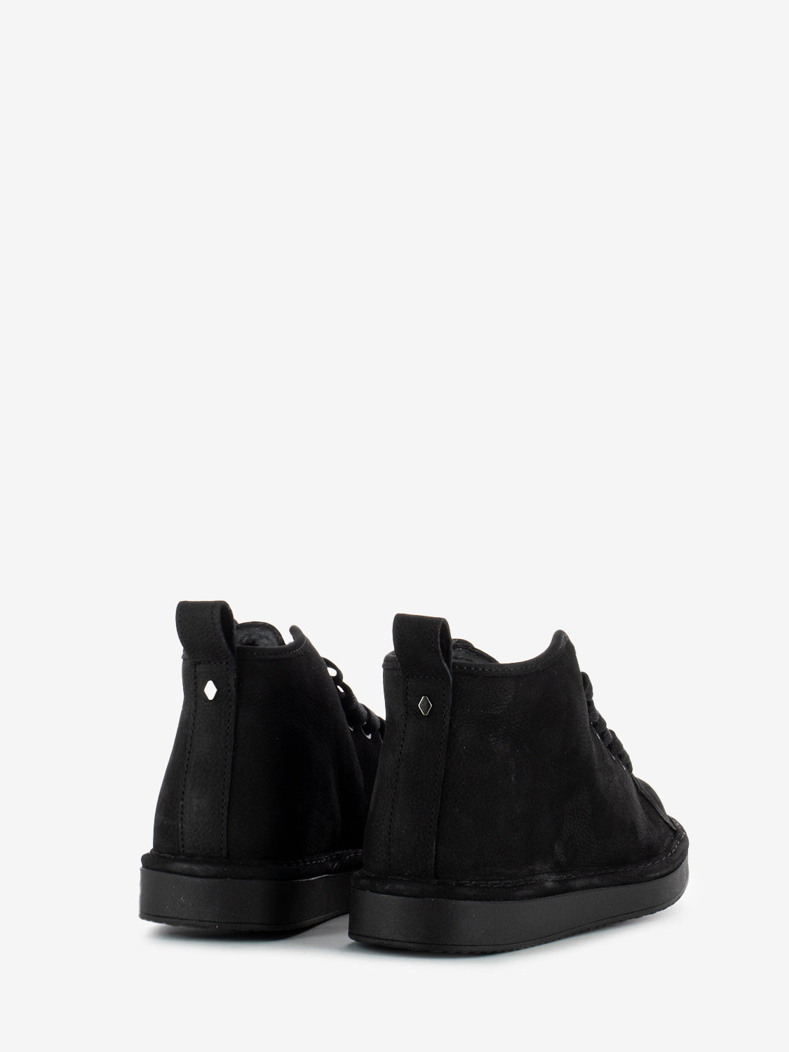 P01 Ankle boot nubuck shearling lining black